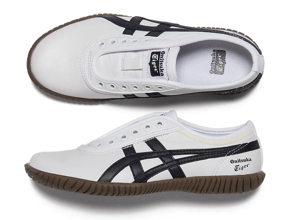 Onitsuka Tiger TSUNAHIKI SLIP-ON 1183C529 101 WHITE BLACK