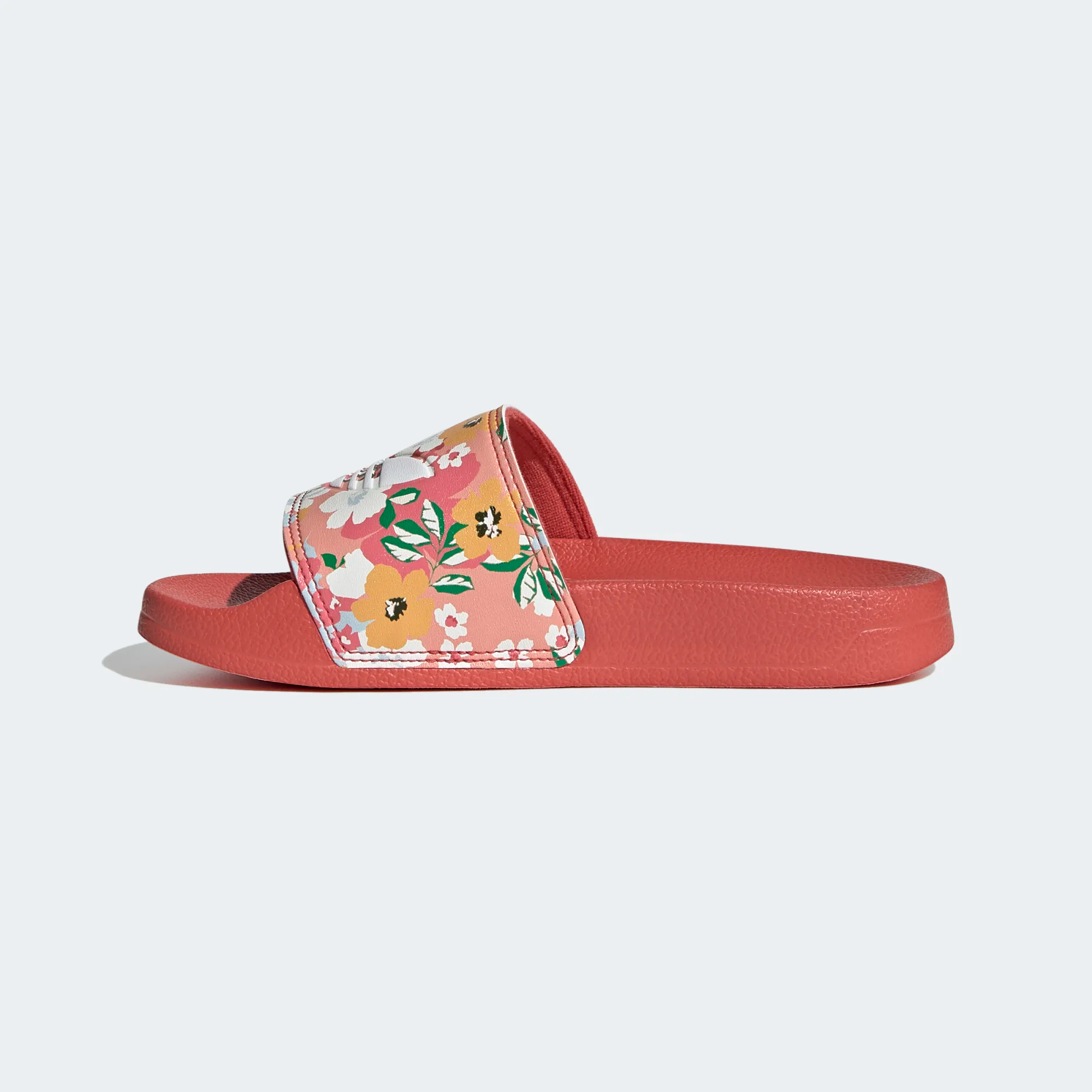 Adidas Kids' Adilette Lite Slides - Hazy Rose / Cloud White