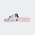 Adidas Kids' Adilette Lite Slides - Light Pink / Floral