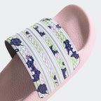 Adidas Kids' Adilette Lite Slides - Light Pink / Floral